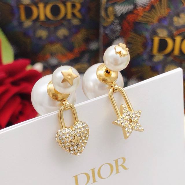 Code Ded0372 Recommended D-Brand Best-Selling Large And Small Pearl Lock Heart S