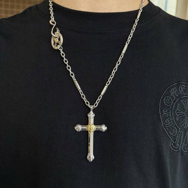 New Arrival Goro's Takahashi Gor Purple Gold Cross Pendant, Takahashi Classic Le