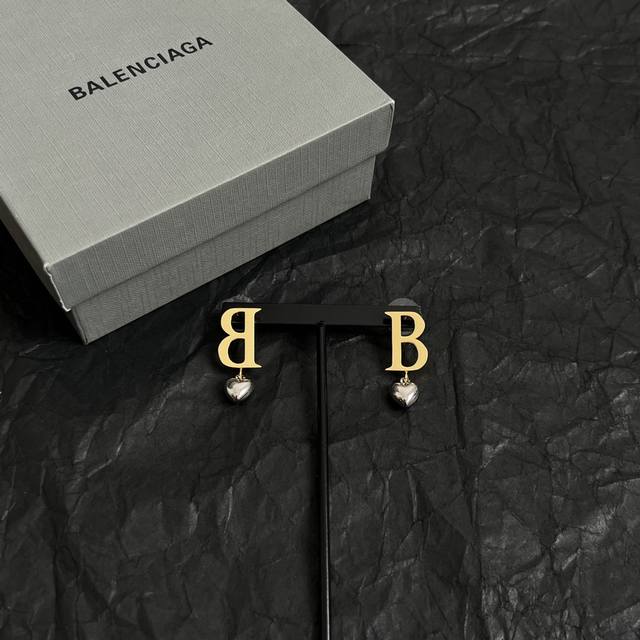 Balenciaga Earrings Simple And Elegant, With A Luxurious Gold Finish, These Earr