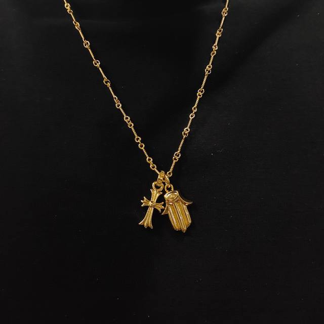 Croce Palm Cross Necklace