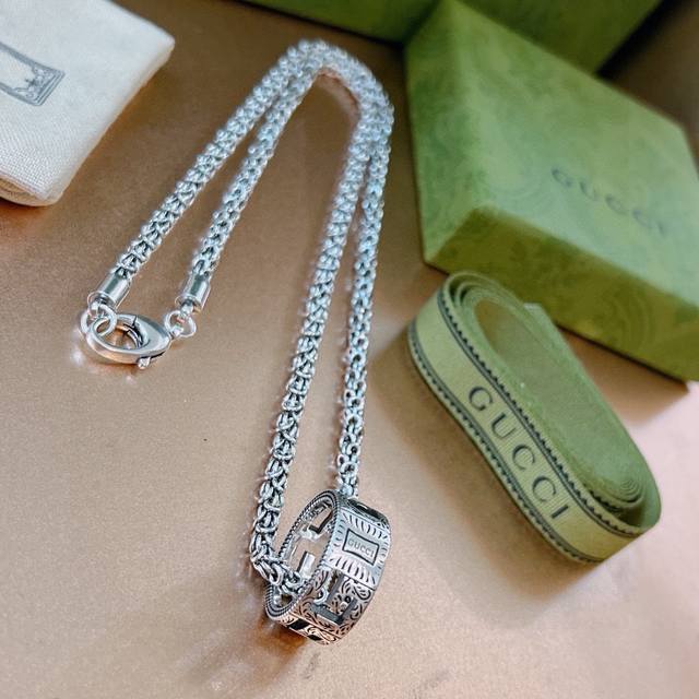 Gucci Necklace Latest Model With Higher-Grade Chain, Celebrity-Style Anger Fores