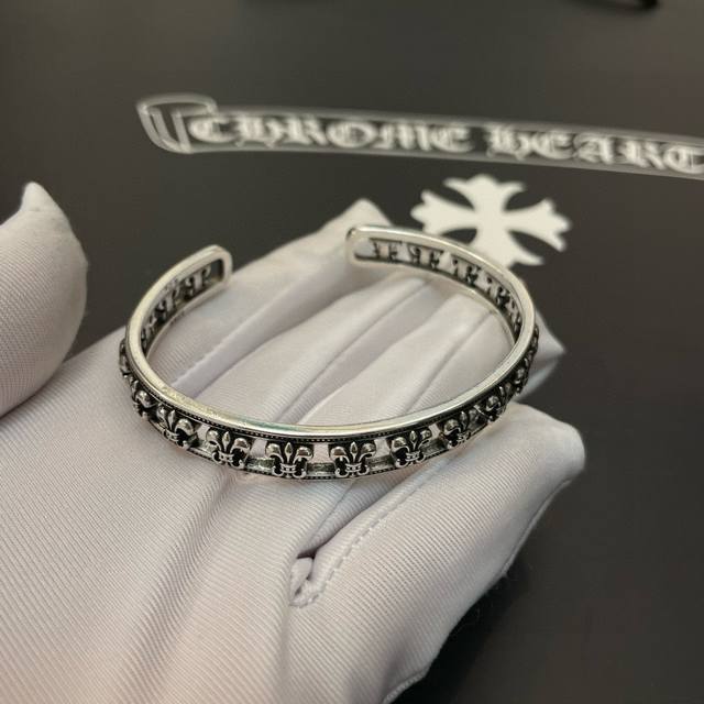New Arrival, Boutique Quality Chrome Hearts Classic Retro Scout Flower Open Bang