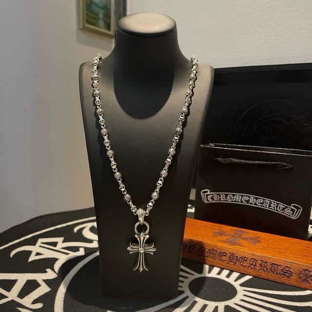 New Arrival, Boutique Quality Chrome Hearts Classic Retro Multi-Element Skull Cr