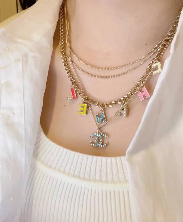 Chanel Necklace, High-End Quality, Same Material As The Official Store, Exquisit