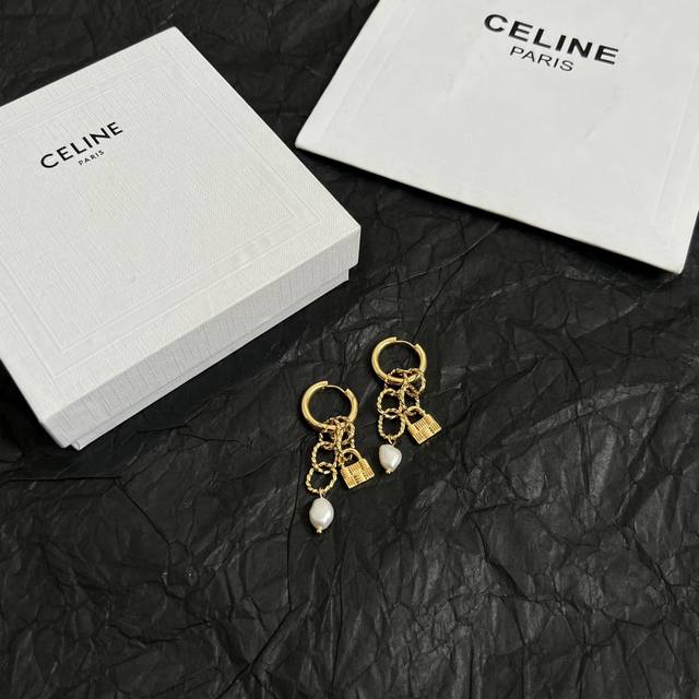 Celine Earrings A Timeless Symbol Of Minimalist Fashion. Bold Design, Timeless A