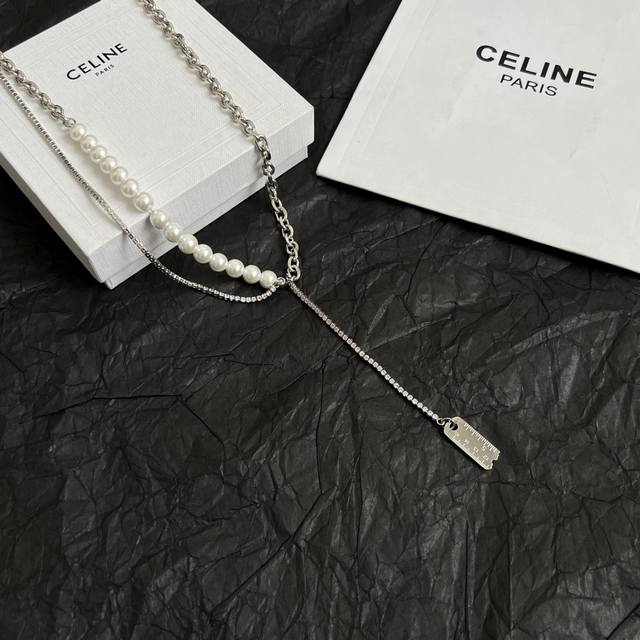 Celine Necklace A Timeless Symbol Of Minimalist Fashion. Bold Design, Timeless A