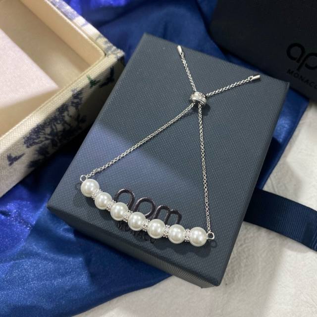 Apm Pearl Bracelet For Women, Silver, Ins, Niche Design, New Trend