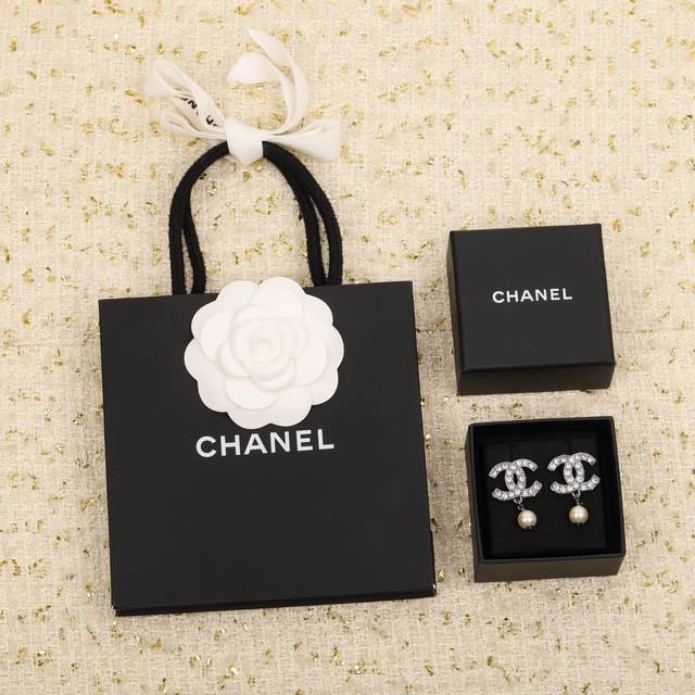 Our Product Zp P4680, Bulk Orders Welcome! Ch Nel Handmade Double C Earrings, Me