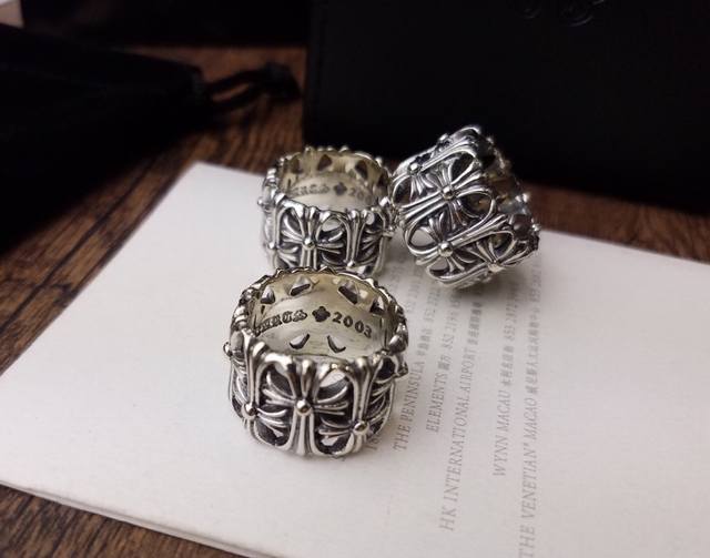 Chrome He Rts Cro Heart Ring ~ Authentic Mold #7 8 9 10 Sizes #Unisex, Suitable