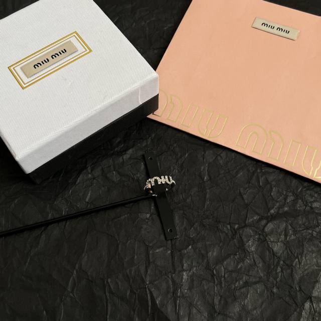 Miu Miu This Ring Features An Exquisitely Designed, High-End Design That Looks S