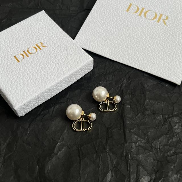 Dior Earrings: These Earrings Are Made From Brass And Feature A Sweet And Elegan