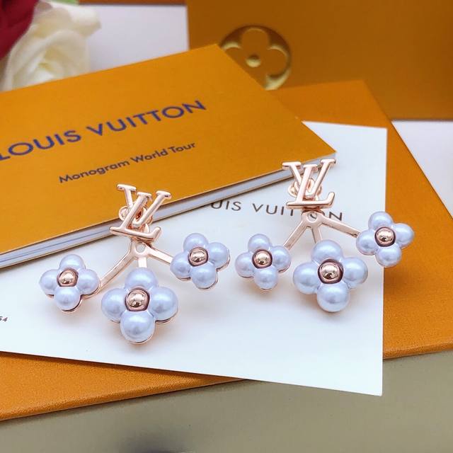 Model No. Led0096 Lv* Latest Flower Ear Studs In Rose Gold, Consistent Z-Batch B