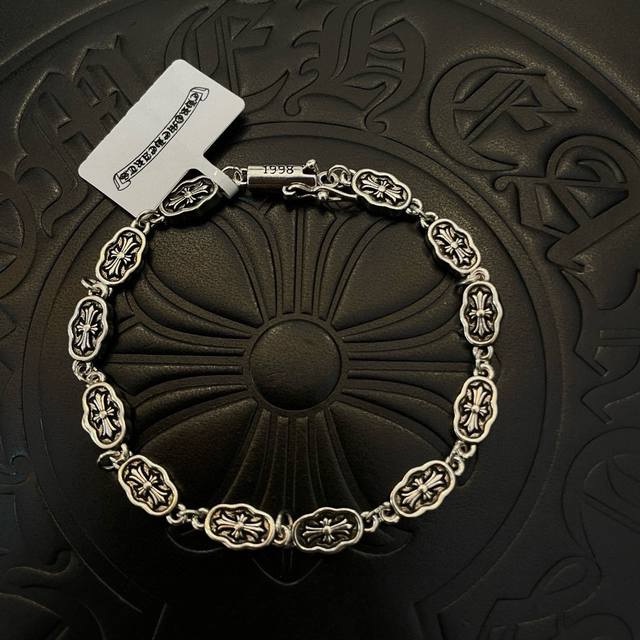 New Arrival, Boutique Quality Chrome Hearts Luo Xin Classic Retro Cross Bracelet
