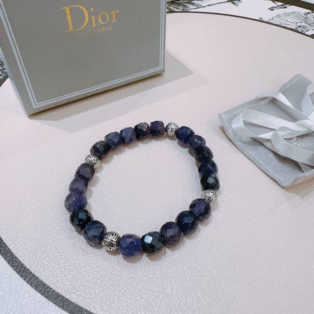 Authentic New Fine Craftsmanship Version Dior Hand Chain Multi-Element Agate And