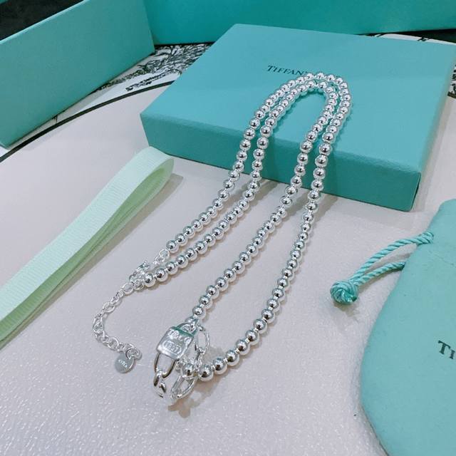 Authentic New Tiffany Necklace Tiffny&Co. Store-Quality Silver Version Celebrity