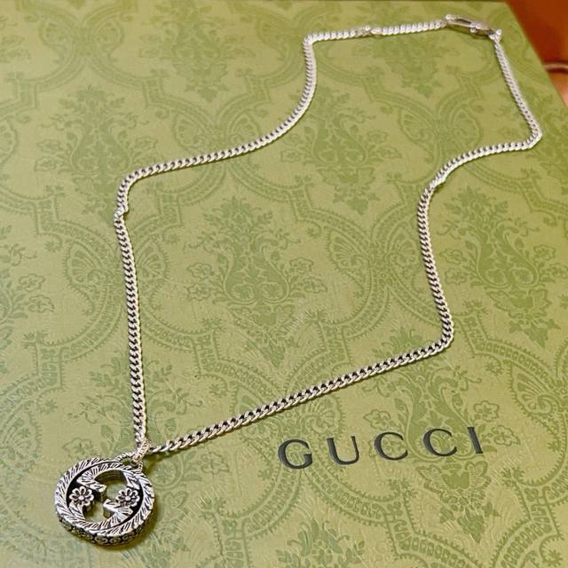 Gucci Necklace Latest Model With Higher-Grade Chain, Celebrity-Style Anger Fores