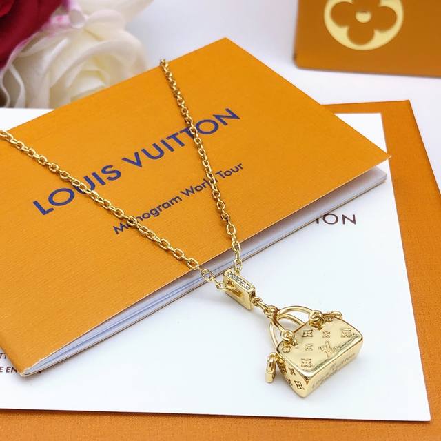 Id Lxl0007 Lv Latest-Style Bag Necklace, Consistent Zp Material
