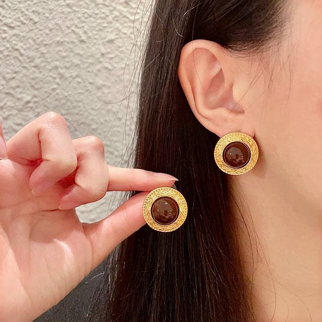Chanel Classic Double C Earrings