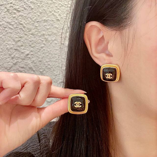Chanel Classic Double C Earrings