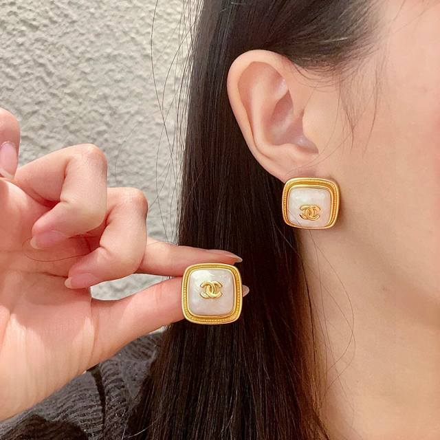 Chanel Classic Double C Earrings