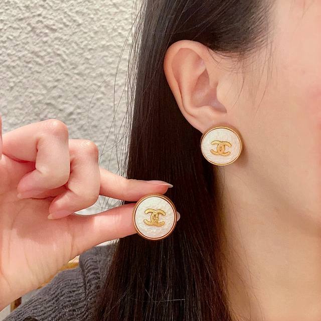 Chanel Classic Double C Earrings
