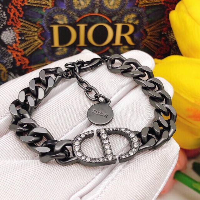 Code Dsl0028 Bracelet, Code Dxl0040 Necklace Dior Original New Item Cd Letter Co