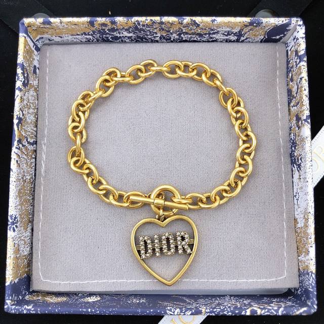 Model Number Dsl0056 Dior Original New Arrival Heart Star Pendant Micro-Diamond-