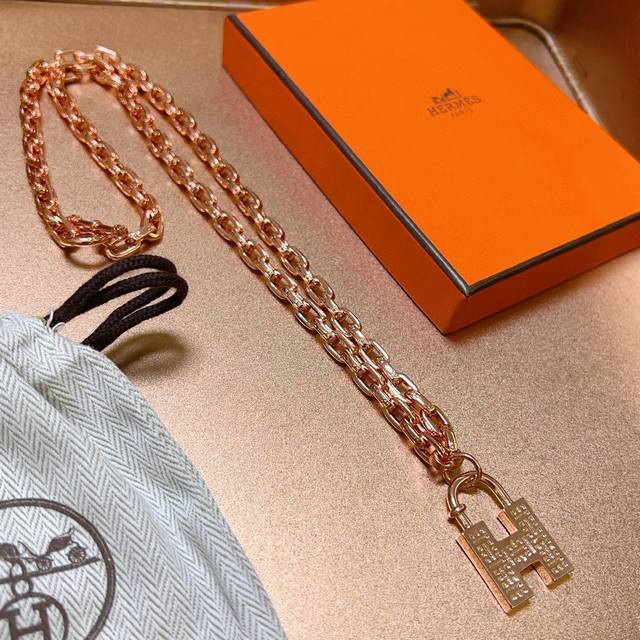 Herm S Necklace To Necklace Series Jewelry Imported Custom-Made. High-End Chain