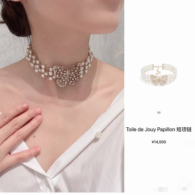 Dior 25 Spring/Summer Butterfly Choker A Stunning Statement Piece. Dior Summer 2