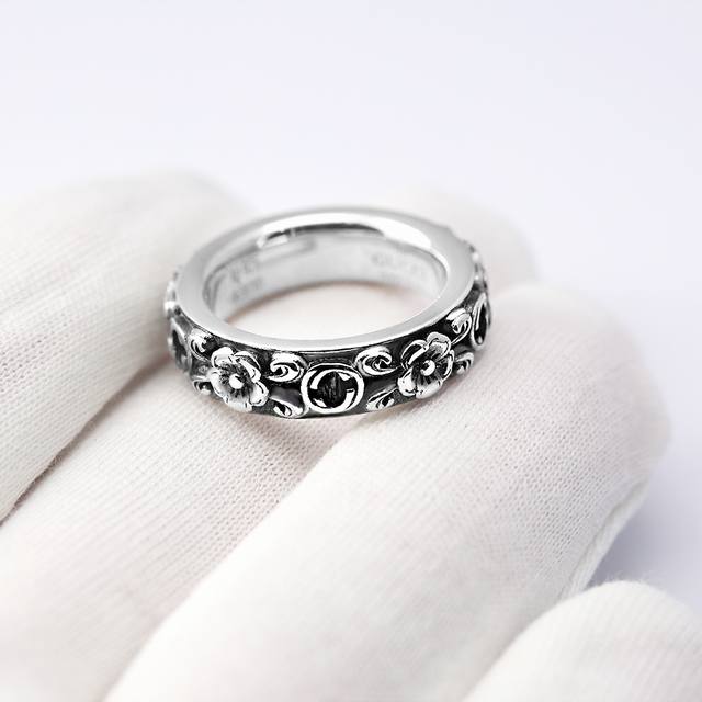 Gucci Double G Flower Ring