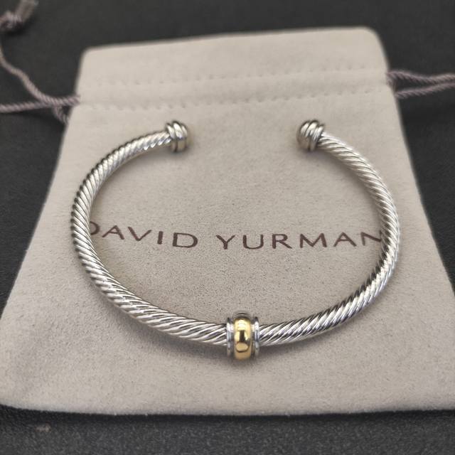 David Yurman 4Mm Single Pearl Color-Split Bracelet. Recommended Wrist Circumfere