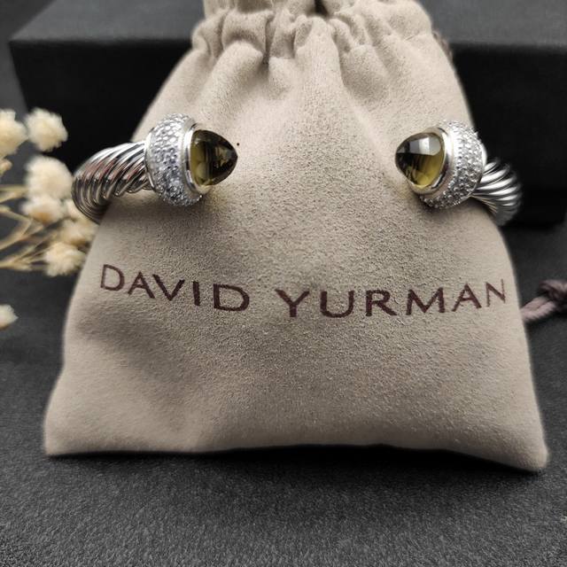 David Yurman 7Mm Full-Diamond Brown Diamond Bracelet. Recommended Wrist Circumfe