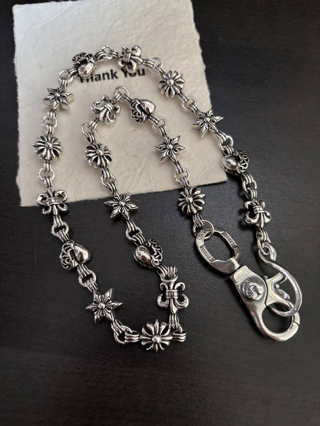 New Arrival, Boutique Quality Chrome Hearts Classic Hanging Bag Chain With Textu