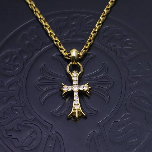 Premium Edition] Krosin Golden Cross Necklace, The Ultimate Krosin Necklace. Uni