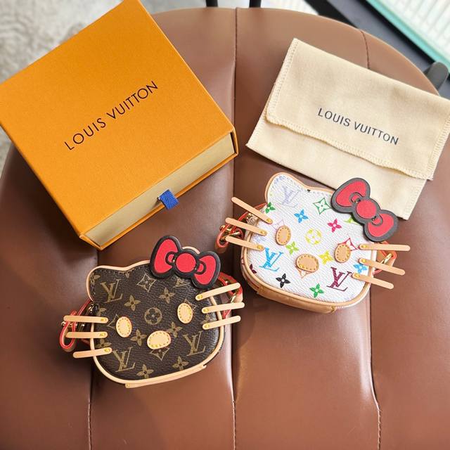 Wearing Image - Louis Vuitton & Hello Kitty Kitten Mini Bag Pendant Crossbody Ba