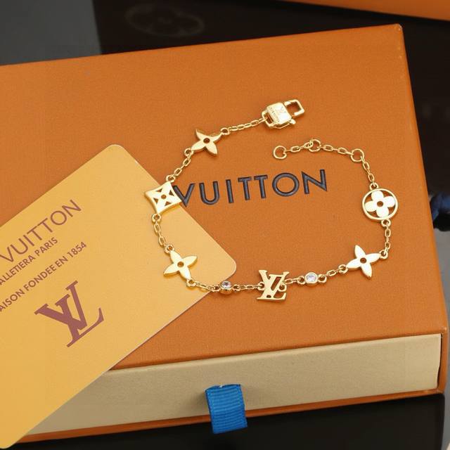 Louis Vuitton Letter Bracelet, Crafted With Exceptional Craftsmanship, Polished
