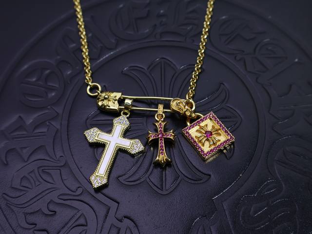 New Arrival] Chrome Hearts Necklace, Brooch Chain With Different Floral Patterns