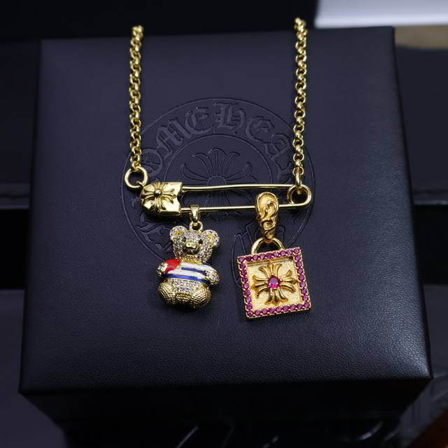 New Arrival] Chrome Hearts Necklace And Brooch Chain With Unique Floral Patterns