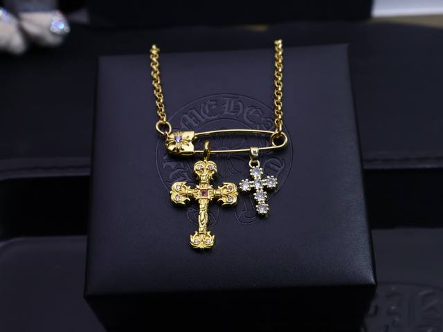 New Arrival] Chrome Hearts Necklace And Brooch Chain With Unique Floral Patterns