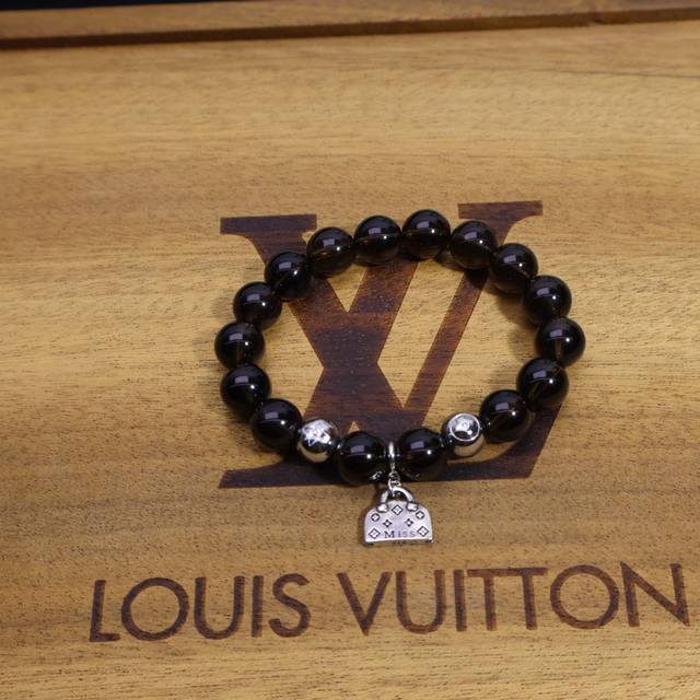 Lv Bead Bracelet, Perfect Craftsmanship! Inspired By Louis Vuitton Design, Blend