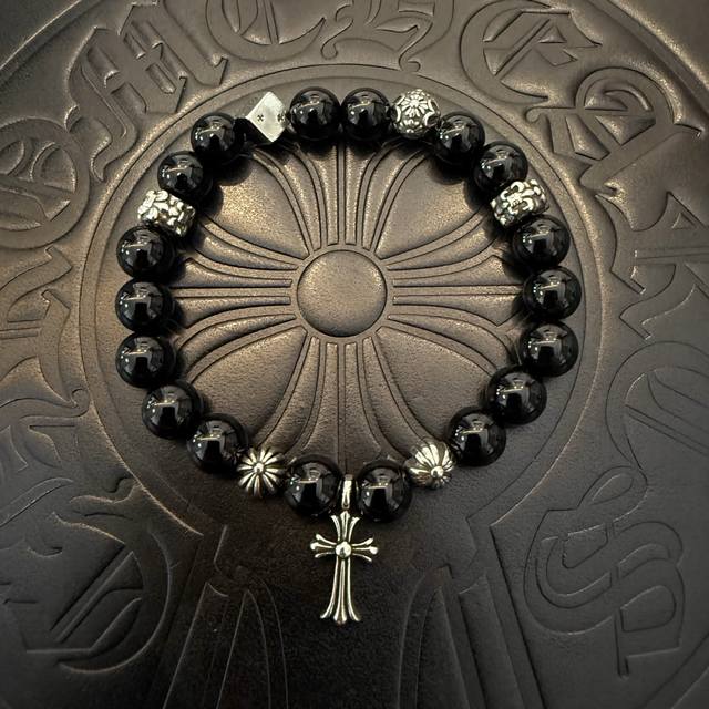 New Arrival, Store-Quality Chrome Hearts Classic Retro Multi-Element Obsidian Br