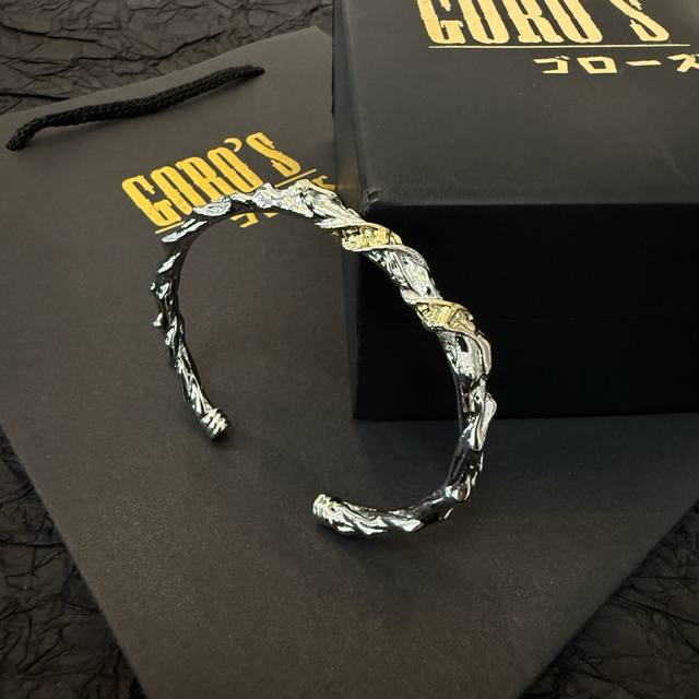 New Arrival Goro's Takahashi Gor Open Bangle Top-Tier Version Authentic Exclusiv