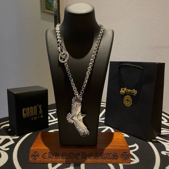 New Arrival Goro's Takahashi Gor Eagle Pendant, Takahashi Classic Ring Buckle Le
