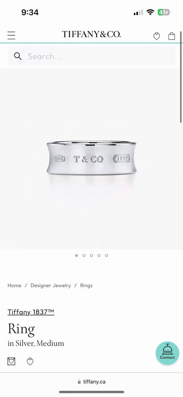Tiffany Ring - Simple, Elegant, And Versatile. A Trendy Must-Have. New Upgraded