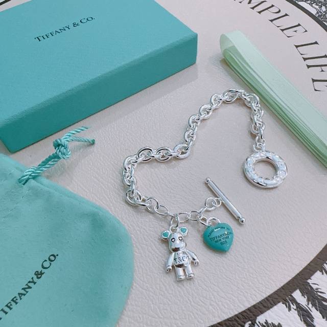 Tiffany Bracelet Tiffny&Co. Store-Quality Silver Version Celebrity-Style Vintage