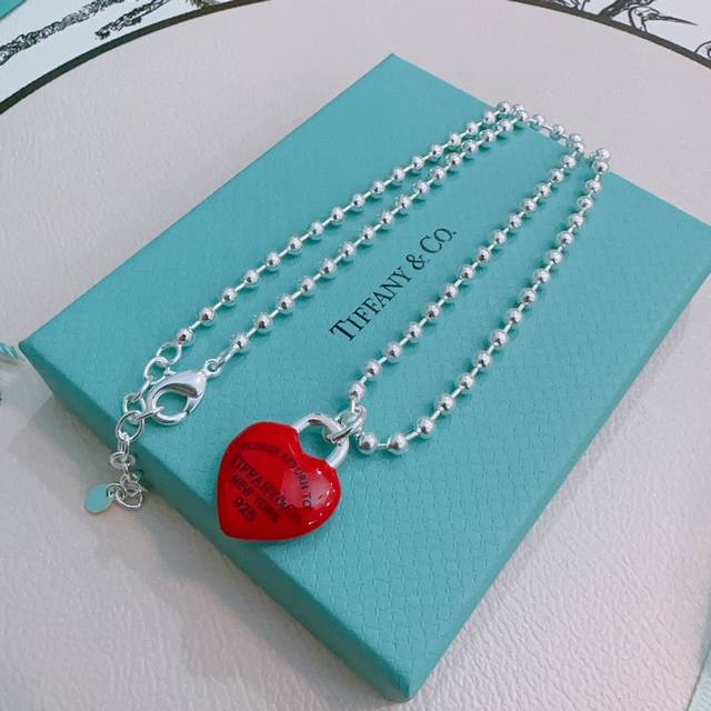 Tiffany Necklace Tiffny&Co. Store-Quality Silver Version Celebrity Edition Vinta