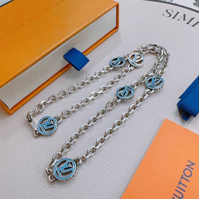 Louis Vuitton Lv Necklace Authentic Store-Quality New Model Retro Fashion Must-H