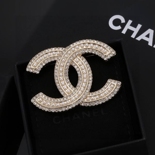 Chanel Hot-Selling Brooch Highest-Grade Resale Quality The Most Elegant Full-Dia