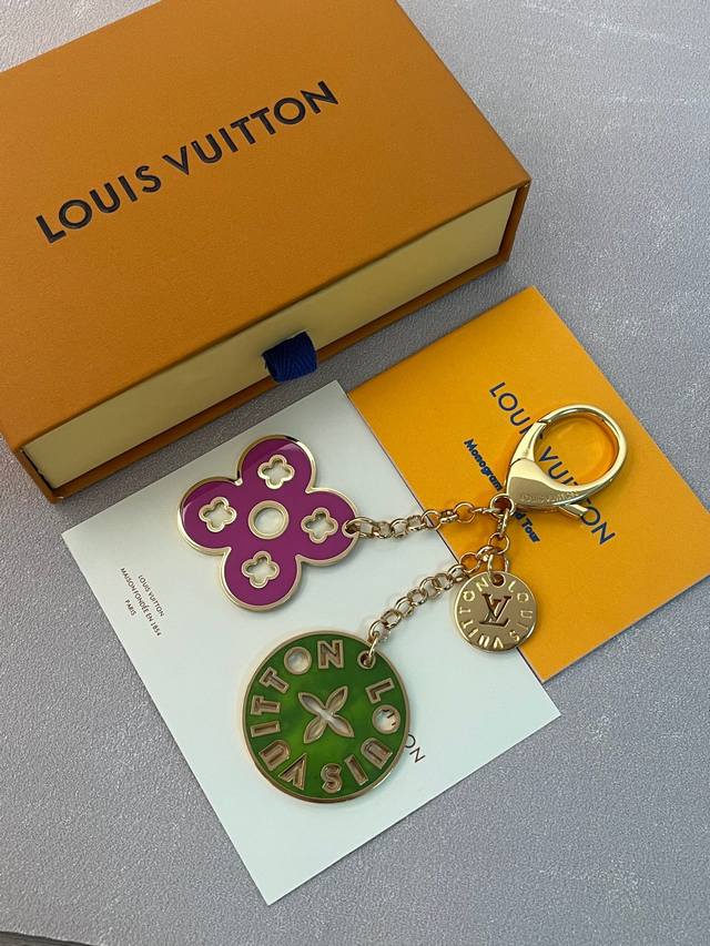 New Macaron Color Series Nameplate Pendant Keyring Bag Charm Spring/Summer Car K