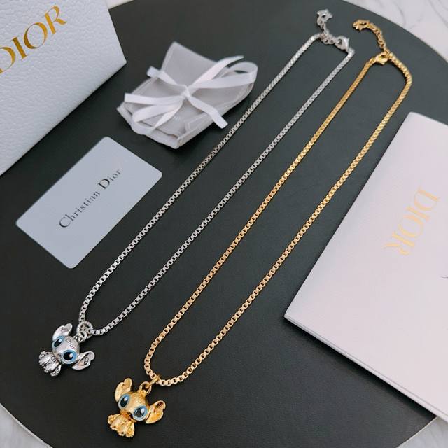 Dior New Arrival Dior Necklace Authentic Store-Level Quality, New Molded Retro F